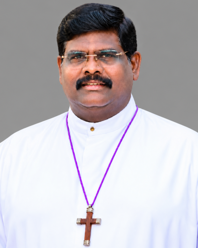Formal Clergy Portrait with Wooden Cross